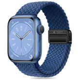 REMIENOK DOOP NYLONMAG APPLE WATCH 6 / 7 / 8 / 9 / 10 / SE / ULTRA 1 / 2 (44 / 45 / 46 / 49 MM) MONTEGO BLUE