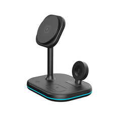 BEZDRÔTOVÁ NABÍJAČKA 3IN1 QI15W-A27 MAGNETIC MAGSAFE WIRELESS CHARGER BLACK