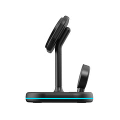 BEZDRÔTOVÁ NABÍJAČKA 3IN1 QI15W-A27 MAGNETIC MAGSAFE WIRELESS CHARGER BLACK