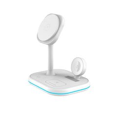 BEZDRÔTOVÁ NABÍJAČKA 3IN1 QI15W-A27 MAGNETIC MAGSAFE WIRELESS CHARGER WHITE