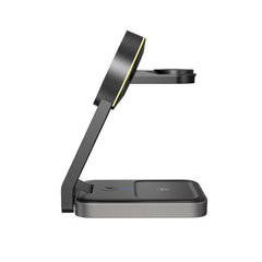 BEZDRÔTOVÁ NABÍJAČKA 3IN1 QI15W-A28 MAGNETIC MAGSAFE WIRELESS CHARGER BLACK