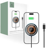 BEZVODNA TECH-PROTECT QI15W-A30 MAGNETSKA MAGSAFE BEŽIČNA NAPUNJAČA CRNA