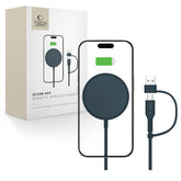 BEZVODNA TECH-PROTECT QI15W-A44 MAGNETIC MAGSAFE BEŽIČNI PUNJAČ TAMNO PLAVA