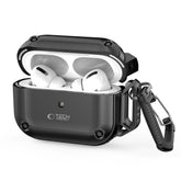 PUZDRO TECH-PROTECT ROUGH HOOK APPLE AIRPODS PRO 1 / 2 BLACK