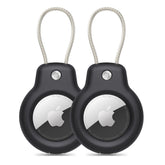 OBAL TECH-PROTECT ROUGH VEIN 2-PACK APPLE AIRTAG BLACK