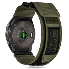 REMIENOK TECH-PROTECT SCOUT PRO GARMIN FENIX 5X / 5X PLUS / 6X / 6X PRO / 7X / 8 (51 MM) MILITARY GREEN