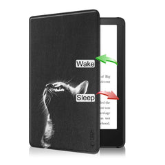 KRYT TECH-PROTECT SMARTCASE KINDLE PAPERWHITE VI / 6 / COLORSOFT / SIGNATURE EDITION BLACK CAT