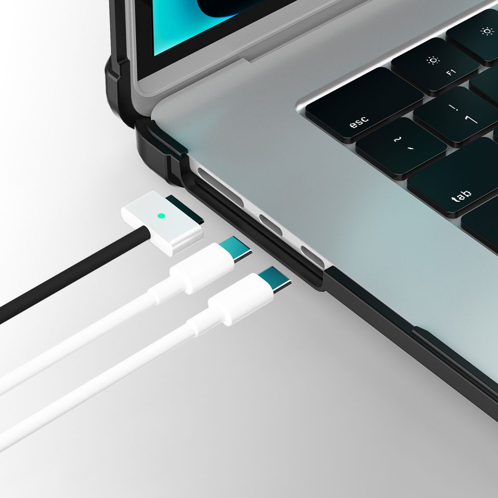 TECH-PROTECT SMARTSHELL PRO MACBOOK AIR 15 M2 / M3 / M4 / 2023-2025 BLACK/CLEAR TECH-PROTECT SMARTSHELL PRO MACBOOK AIR 15 M2 / M3 / M4 / 2023-2025 BLACK/CLEAR