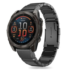 REMIENOK TECH-PROTECT STEELBAND GARMIN FENIX 5X / 5X PLUS / 6X / 6X PRO / 7X / 8 (51 MM) BLACK