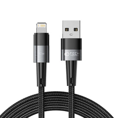 KÁBEL TECH-PROTECT ULTRABOOST LIGHTNING CABLE 12W/2.4A 200CM GREY
