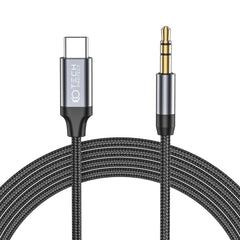 KÁBEL TECH-PROTECT ULTRABOOST TYPE-C TO AUX MINI JACK 3.5MM CABLE 100CM BLACK