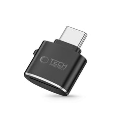 TECH-PROTECT ULTRABOOST TYPE-C DO ČITAČA KARTICA MICRO SD/TF CRNA