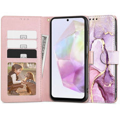 KNIŽNI TECH-PROTECT WALLET GALAXY A35 5G MARBLE