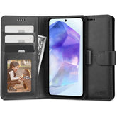 KNIŽKOVÝ KRYT TECH-PROTECT WALLET GALAXY A55 5G BLACK
