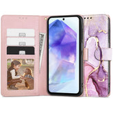 KNIŽKOVÝ KRYT TECH-PROTECT WALLET GALAXY A55 5G MARBLE