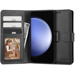 KNIŽNI TECH-PROTECT WALLET GALAXY S23 FE CRNA