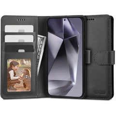 KNIŽNI TECH-PROTECT WALLET GALAXY S24 ULTRA CRNA