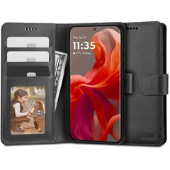 ZA MOTOROLA MOTO G85 5G TECH-PROTECT WALLET CRNA