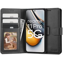 ZA KNJIGE TECH-PROTECT WALLET REALME 11 PRO 5G / 11 PRO+ PLUS 5G CRNA