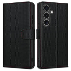 TECH-PROTECT WALLET RS GALAXY S25 CRNA/CRVENA