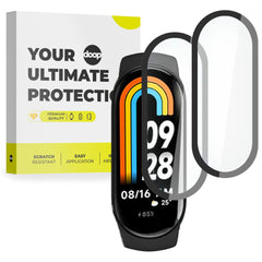 TVRĐE STAKLO ZA XIAOMI MI BAND 8 / 9 / NFC DOOP HIBRIDNA CRNA