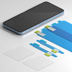 OCHRANNA RINGKE 3-U-1 PROTECTOR 2-SET GALAXY Z FLIP 6 JASNA