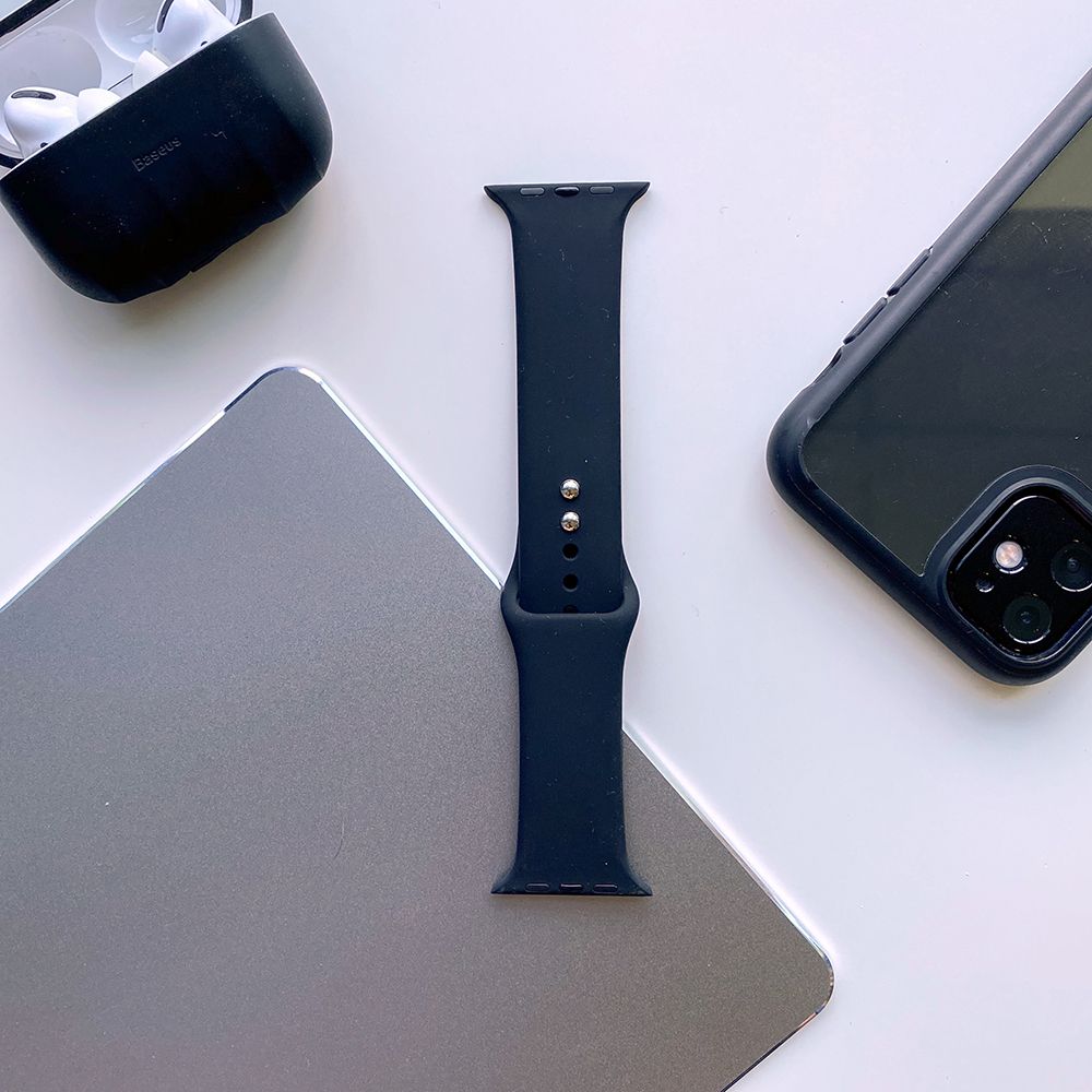 REMIENOK DOOP ICONBAND APPLE WATCH 4 / 5 / 6 / 7 / 8 / 9 / SE (38 / 40 / 41 MM) BLACK