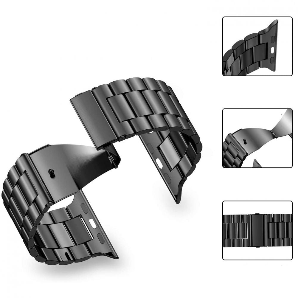 REMIENOK DOOP STAINLESS APPLE WATCH 6 / 7 / 8 / 9 / 10 / SE / ULTRA 1 / 2 (44 / 45 / 46 / 49 MM) BLACK