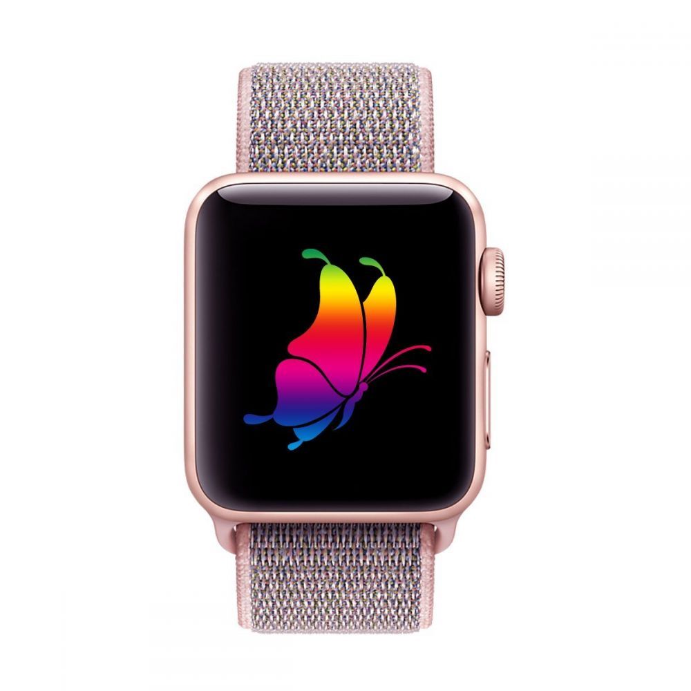 REMIENOK DOOP ALPINE EVEREST APPLE WATCH 6 / 7 / 8 / 9 / 10 / SE (40 / 41 / 42 MM) PINK SAND