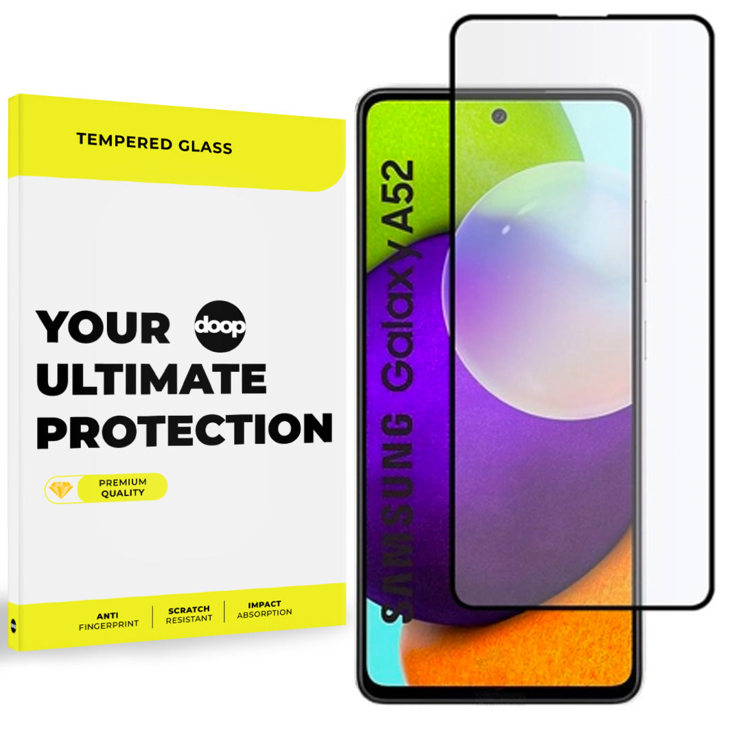 TVRĐENO STAKLO DOOP  GALAXY A52 / A52S CRNA