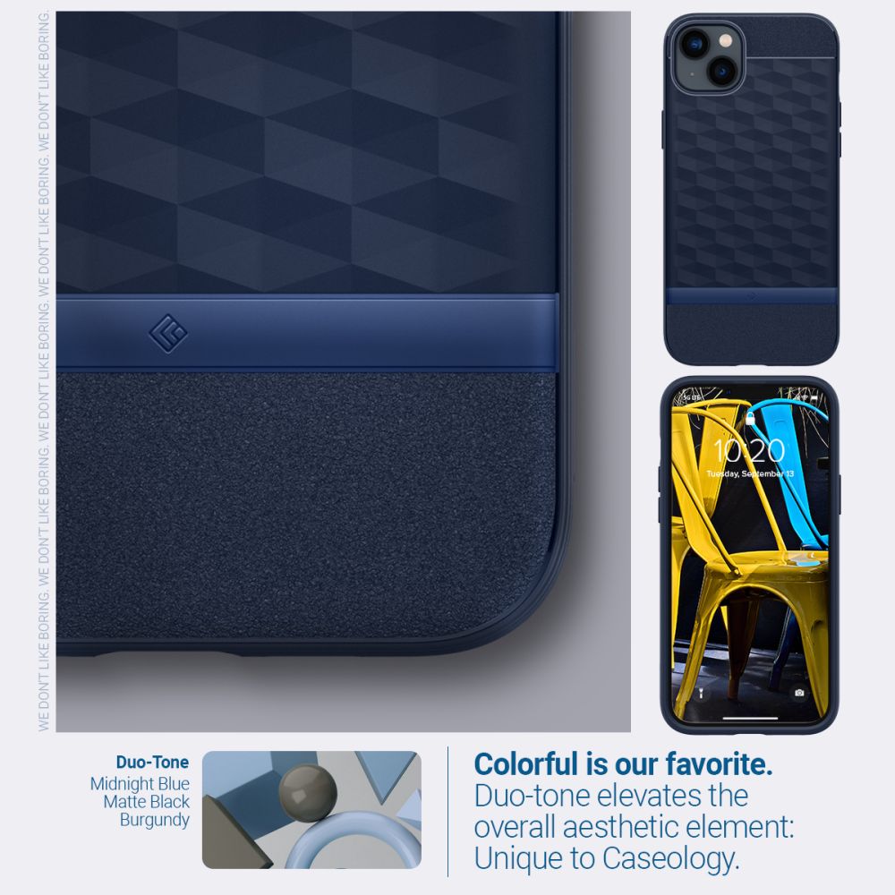 KRYT CASEOLOGY PARALLAX MAG MAGSAFE IPHONE 14 PLUS MIDNIGHT BLUE