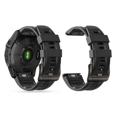 SILIKÓNOVÝ REMIENOK NA GARMIN 22MM FENIX 5 / 6 / 6 PRO / 7 DOOP EXPLORER 22MM BLACK
