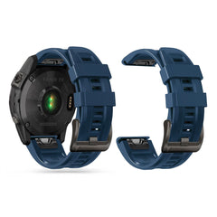 SILIKÓNOVÝ REMIENOK NA GARMIN 22MM FENIX 5 / 6 / 6 PRO / 7 DOOP EXPLORER 22MM NAVY BLUE