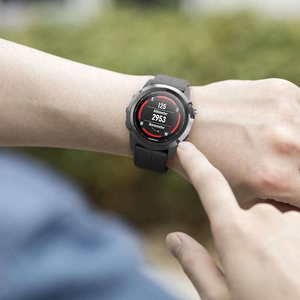 SILIKÓNOVÝ REMIENOK NA GARMIN 22MM FENIX 5 / 6 / 6 PRO / 7 DOOP EXPLORER 22MM NAVY BLUE