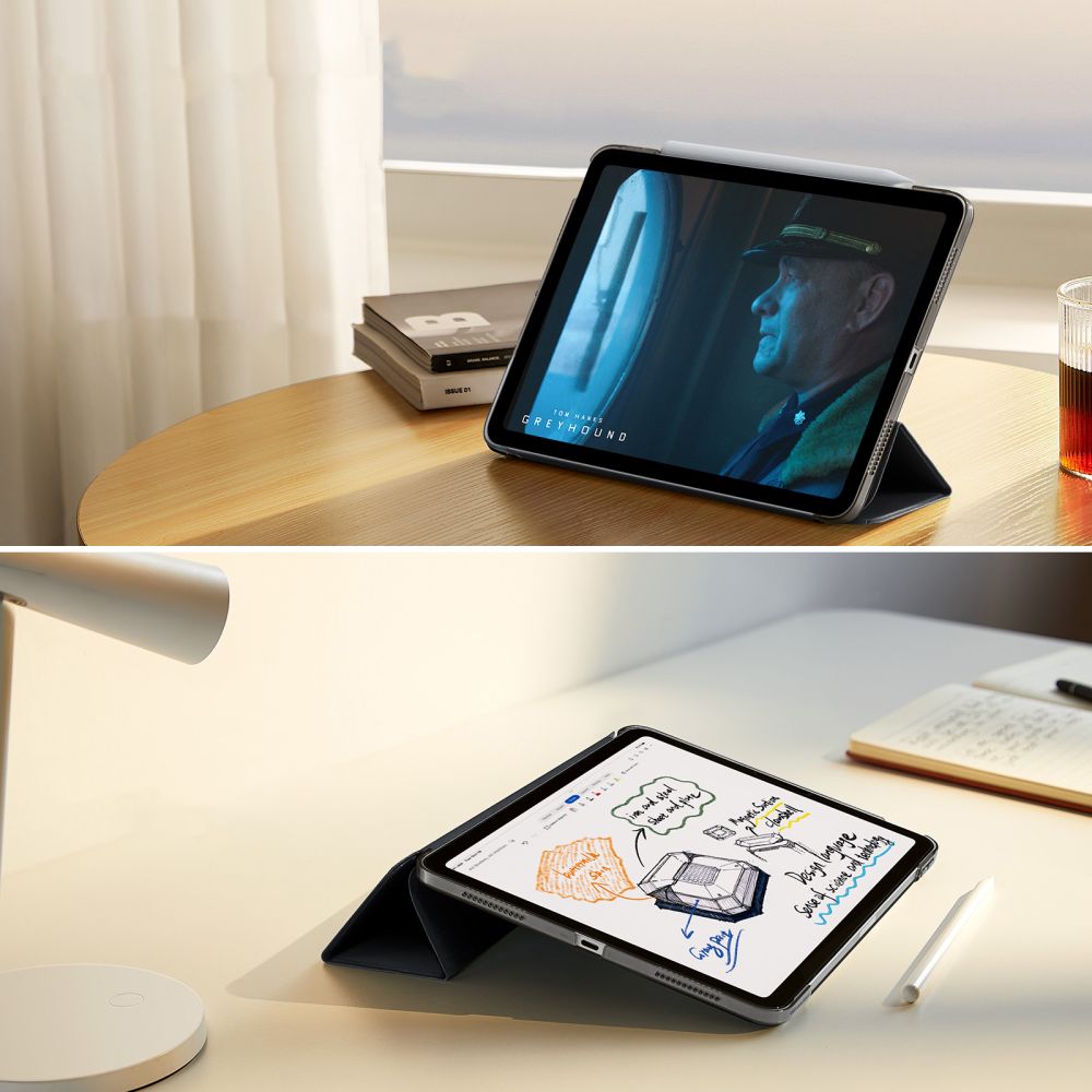 KRYT ESR ASCEND TRIFOLD IPAD AIR 10.9 4 / 5 / 2020-2022 / 11 6 / 2024 FROSTED BLACK