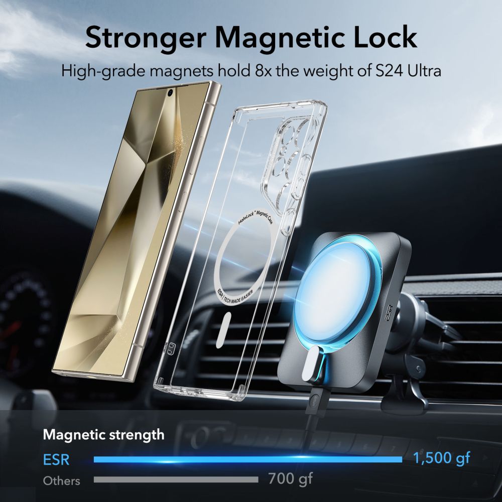 KRYT ESR CH HALOLOCK MAGSAFE GALAXY S24 ULTRA CLEAR