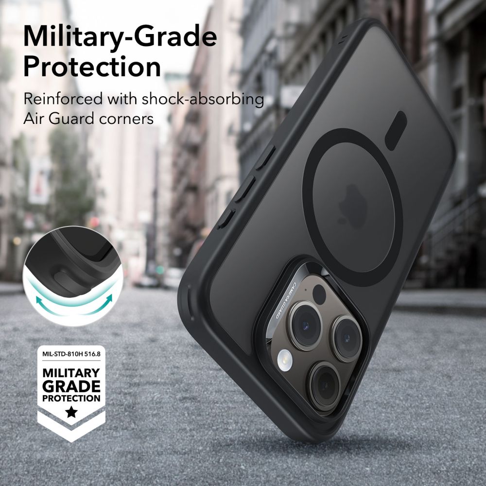 ESR CH HALOLOCK MAGSAFE IPHONE 15 PRO FROSTED BLACK