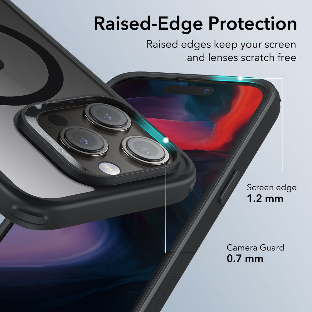 KRYT ESR CH HALOLOCK MAGSAFE IPHONE 15 PRO MAX CLEAR/BLACK