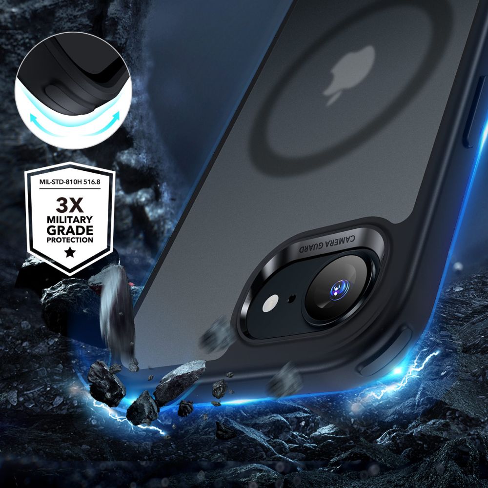  ESR CLASSIC HYBRID HALOLOCK MAGSAFE IPHONE 16E FROSTED BLACK