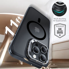 ESR CLASSIC HYBRID STAND  HALOLOCK MAGSAFE & STAKLO ODPORNOG NA UDARCE IPHONE 16 PRO MAX FROSTED BLACK