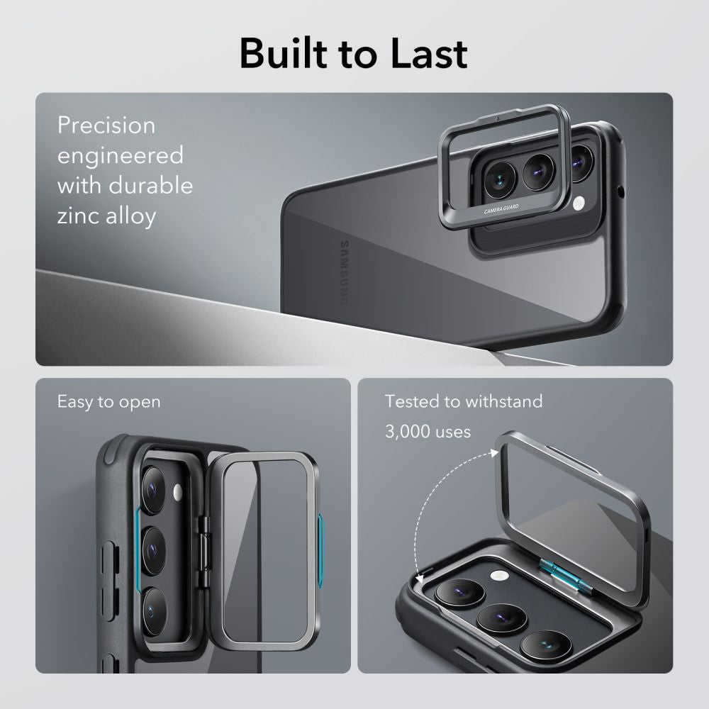 KRYT ESR CLASSIC KICKSTAND GALAXY S23+ PLUS CLEAR/BLACK