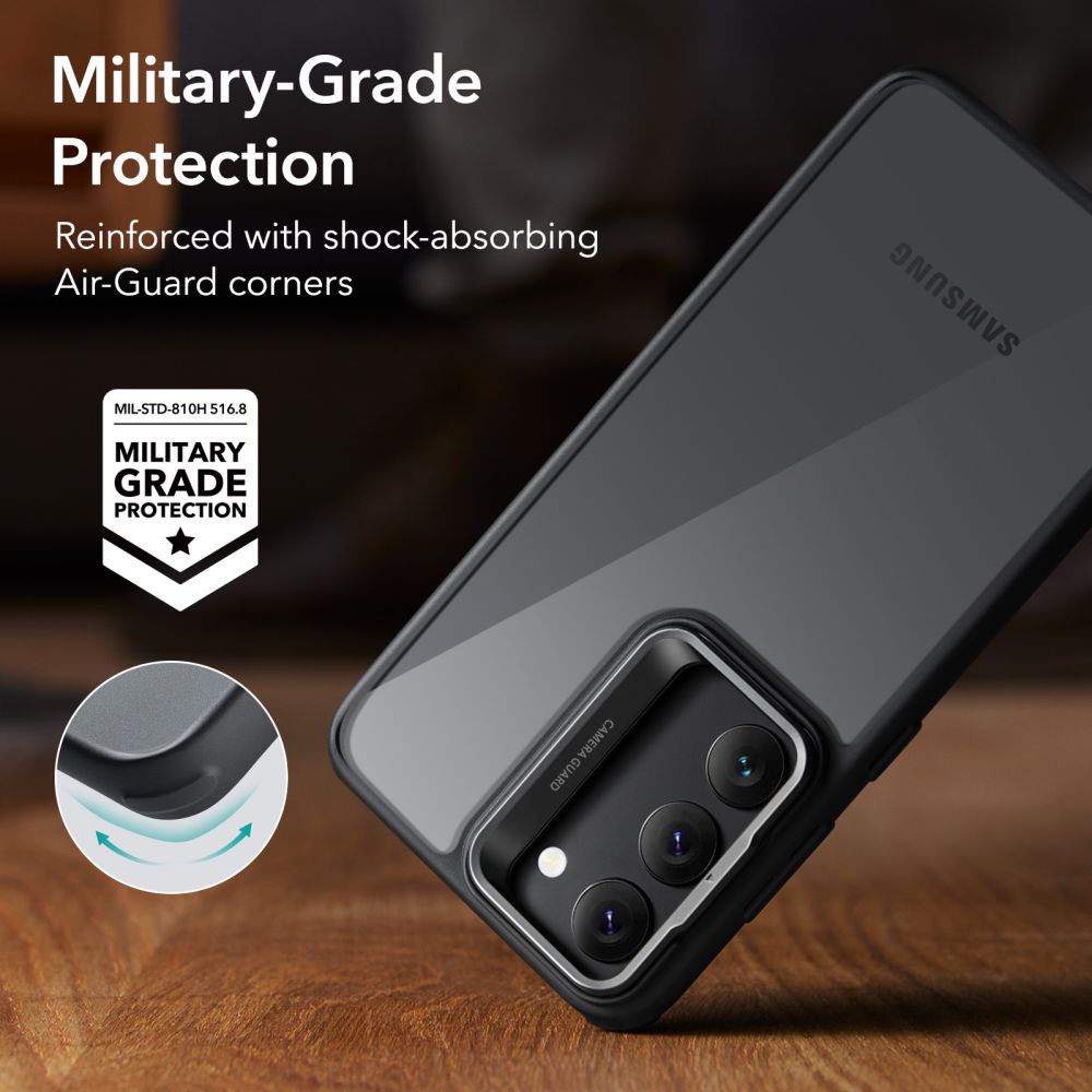KRYT ESR CLASSIC KICKSTAND GALAXY S23+ PLUS CLEAR/BLACK