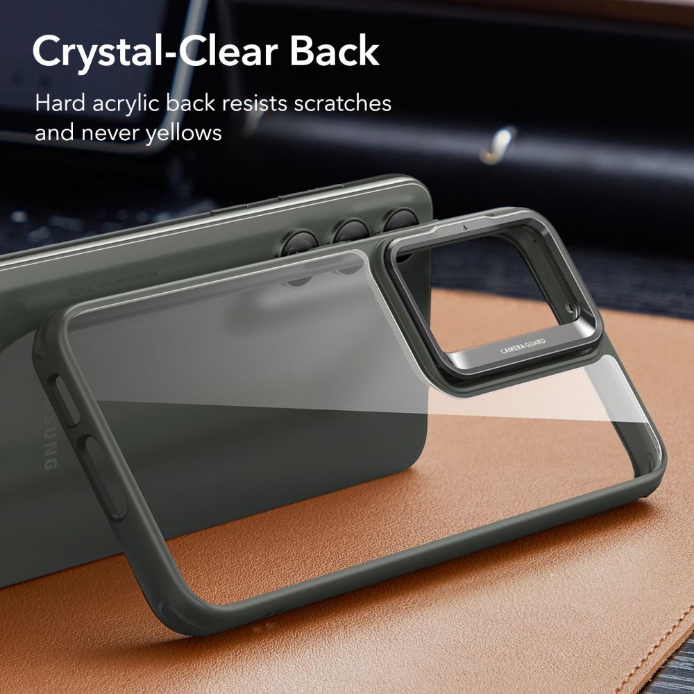 KRYT  ESR CLASSIC KICKSTAND GALAXY S23+ PLUS CLEAR/GREEN
