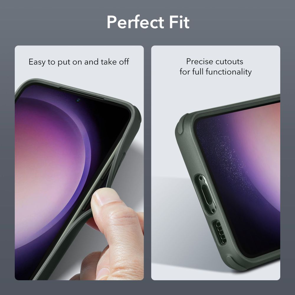 KRYT  ESR CLASSIC KICKSTAND GALAXY S23+ PLUS CLEAR/GREEN