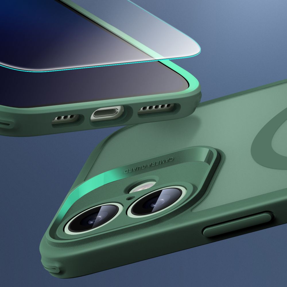  ESR CLASSIC PRO SET HALOLOCK MAGSAFE IPHONE 16 FROSTED GREEN