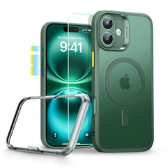  ESR CLASSIC PRO SET HALOLOCK MAGSAFE IPHONE 16 FROSTED GREEN