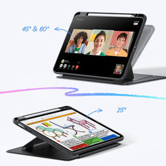 KRYT ESR FLIP HYBRID IPAD AIR 10.9” 4 / 5 / 2020-2022 / 11” 6 / 7 / 2024-2025 BLACK