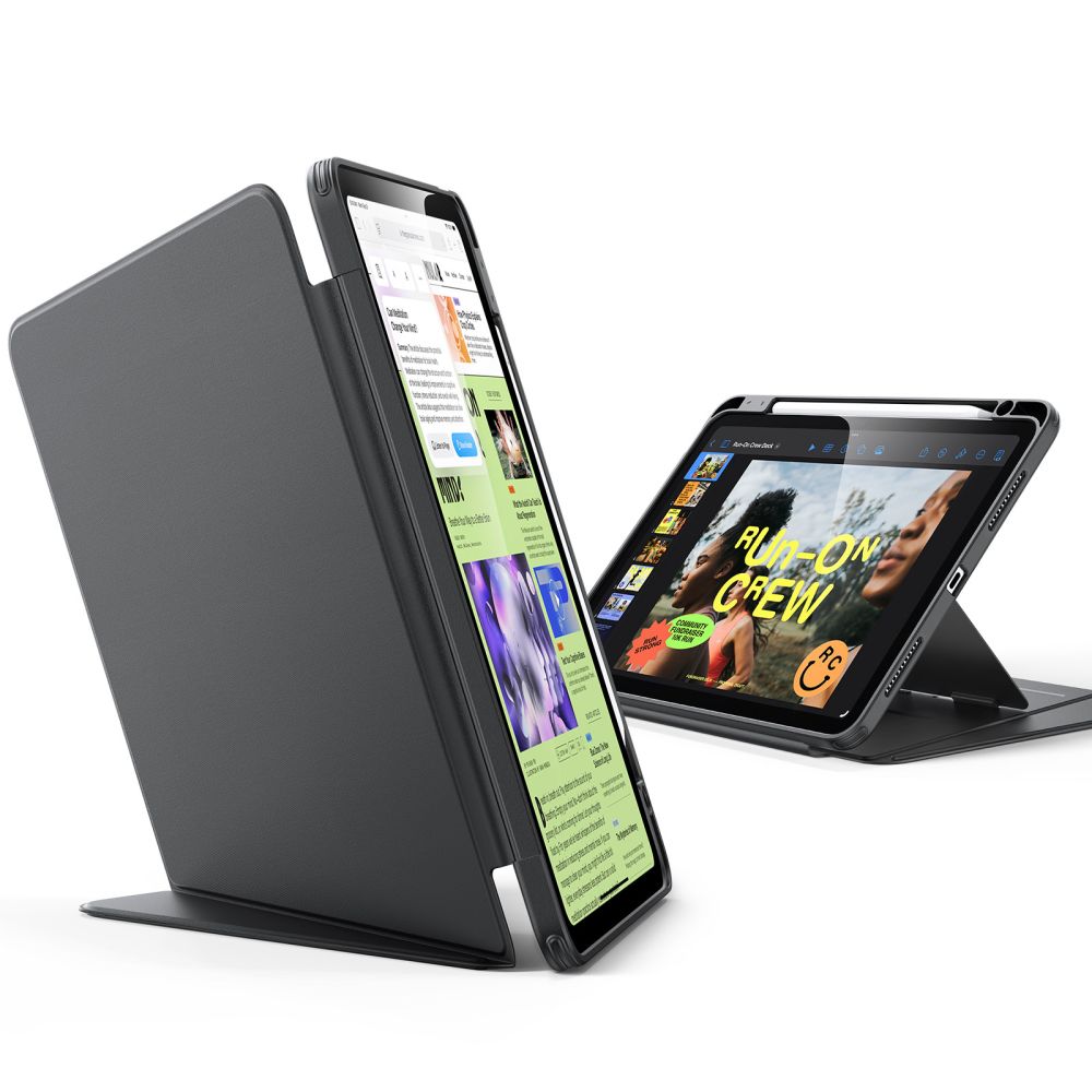 KRYT ESR FLIP HYBRID IPAD AIR 10.9” 4 / 5 / 2020-2022 / 11” 6 / 7 / 2024-2025 BLACK