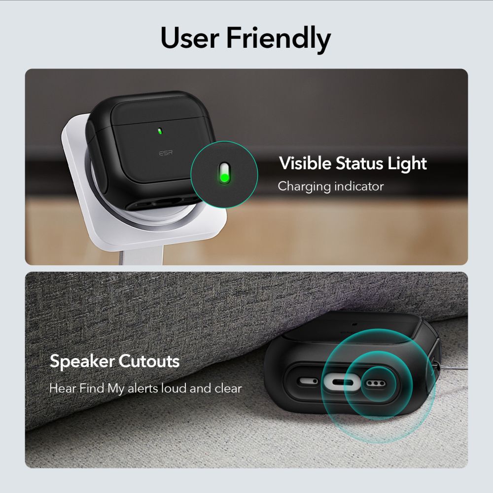 ESR ORBIT HALOLOCK MAGSAFE APPLE AIRPODS 4 CRNA