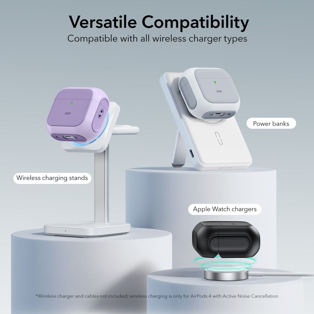 PUZDRO ESR ORBIT HALOLOCK MAGSAFE APPLE AIRPODS 4 PURPLE